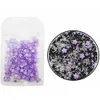 12 Colors Stickers Decals Nail Art Decorations Salon Health Beauty 3D Flower Jewelry Mixed Size Steel Ball Supplies For Professional Accessories Diy Manicure