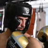 男性のための保護ギアキックボクシングヘルメットPurate Muay Thai Guantes de Boxeo Fight MMA Sanda TrainingAdults Adults KidsEQ261A