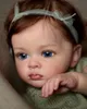 Куклы 60 см. Bebe Reborn Doll Lovely Reborn Toddler Girl Doll Coll Painted 3d Veyible Veins Soft Touch Baby Colls Bonecas Bebe Toy 230210