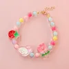 Dog Collars 1pc Pet Supplies Collar Colorful Pearl Cat Necklace Adjustable Puppy Accessories Chihuahua Wedding Jewelry