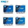 KMC Zinciri X8 X9 X10 X11 X12 MTB Bisiklet Zincirleri 6/7/8/9/10/11/12 Shimano Bikes için Hız Yolu Krankset Bölüm 0210