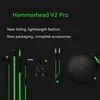Cell Phone Earphones Razer Hammerhead V2 Pro Headphone In Ear Earphone Microphone With Retail Box Gaming Headsets Noise Isolation Stereo Bass