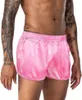 Men's Shorts FIROTTII Men's 3 Inch Satin Silk Boxers Pajamas Bottom