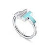Multi Style Mother of Pearl e Diamonds Ring prometem anéis para homens homens de luxo T Ring Aberto Fashion Dia dos namorados Presente Gol9261833