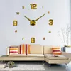 Relojes de pared Horloge Murale, oferta especial, reloj de espejo acrílico, Europa, cuarzo, vida, sala de estar, decoración del hogar, pegatinas DIY