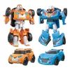 Actionleksaksfigurer Mini Tobot Transformation Robotleksaker Korea Cartoon Brothers Anime Deformation Bil Flygplan för barn Present 230209