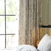 Rideau occultant élégant rideaux pour salon chambre luxe salle à manger fenêtres nordique pastorale américain-zch