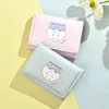 Wallets Brand Designer Cute Panda Small Three Fold For Women Soft PU Leather Card Holder Purse Ladies Fashion Purses Female