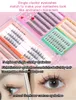 Mix Styles Individual Lash Extension Single Cluster Fishtail Sandwich Wispy Natural Segmented Lashes Makeup