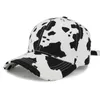 Ball Caps 2022 Fashion Cow Print Baseball Cap Women Men Snapback Dad Hats For Men Trucker Hip Hop Gorras Vintage Male Hat G230209