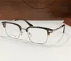 Yeni moda tasarım kare titanyum çerçeve optik gözlükler Herme retro cömert stil çok yönlü şekil kutu reçeteli lens yapabilir