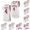 College-Basketball trägt ein maßgeschneidertes Arkansas-College-Basketball-Trikot. Davonte Davis, Nick Smith, Trevon, Brazile, Ricky Council IV, Anthony Black, Makhi Mitchell