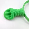 Green Shrek Headband peluche Halloween Bambini Adult Show Hair Hoop Party Costume Item Masquerade Party Supplies