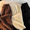Męskie spodnie Mężczyźni swobodny retro ins czysty kolor workowato Ulzzang Studenci Autumn Streetwear Trendy spodni nastolatki Unisex All-Match Cozy Y2302