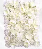 Fleurs décoratives soie artificielle Rose hortensia fleur mur fond de mariage pelouse/pilier route plomb tapis décoration blanc rose couleur