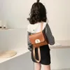 Wallets 2023 Brand Kids Cartoon Bear Backpack Lightweight Waterproof PU Leather School Bag For Girls