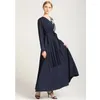 Ethnic Clothing Women Long Sleeve Maxi Dress Muslim Abaya Dubai Kaftan Vintage Abayas Turkey A Line Party Dresses Islamic Swing Gown