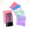 Gift Wrap 100pcs Love Heart Shaped Bubble Mailers Envelope Protective Wrap Plastic Shockproof Bag Foam Packing Bags Cushioning Bag 230209