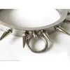 Heavy Metal Stainless Steel Bondage Gear Spikes Device Slave Collar Rings Fetish Sex Toys For Sex Bdsm