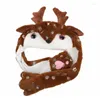 Bérets Christmas Balloon Cap de Noël Party Habill Up Props Ears Mothable Magile Elk Long Creative Soft Gift For Kids