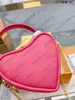 Borsa POP MY HEART M81893 M82041 23 Collezione Bubblegram per San Valentino Love Heart Bag Womens Designer Luxurys Mini Cross Body Ricamo Catene per borsa in pelle