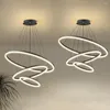 Lampes suspendues nordique luxe plafond lustre décor ornement haute luminosité lumière pour salon chambre réglable