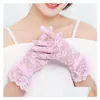 Gants de mariée Y dentelle Sunsn femmes cérémonie de mariage respirant court doigt livraison fête événements accessoires Dhala