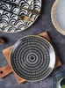 Plates Tableware Phnom Penh Geometry Ceramic Dinner Plate Dish Porcelain Dessert Dinnerware Cake Party Tray