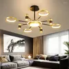 Pendant Lamps Black/Gold High End LED Living Room Bedroom Kitchen Villa Premium Lamp Indoor Lighting Fixtures