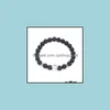 P￤rlstr￤ngar lava p￤rlarmband m￤n natursten fred charm smycken g￥va chakra armband sl￤pp leverans dhpzm