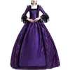 Robes décontractées pour femmes Vestidos fête médiévale princesse Renaissance Cosplay dentelle étage longueur robe Maxi Vintage gothique