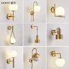 Wall Lamps Vintage Nordic Industrial Plumbing Cute Lamp Antique Bathroom Lighting Crystal Sconce For Reading