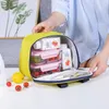 Dinnerware Sets Bento Tote Container Portable Lunch Bag Thermal Insulation Smell Proof Organizer Cooler Rice Box For Women Convenient