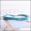 Link Chain Colorf Boheemse handgemaakte gevlochten touwarmbanden verstelbare waterdichte wax vriendschap armband voor mannen vrouwen sieraden cadeau dhv3c
