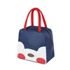 Dinnerware Sets Insulated Lunch Bag For Women Waterproof Large Portable Cartoon Girl Thermal Cooler Tote Office Work School