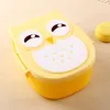 Dinnerware Sets Kids Lunch Box Containers For School Reusable Plastic Bento Boxes Cartoon Design Kitchen Home Refrigerator
