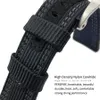 26mm Hight Quality Nylon Fabric New Style Watch Band For Pam985 Stainless Steel Pin Clasp Needle Buckle Waterproof Strap For Men F250q