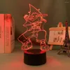 Nachtlichten Anime Led Light Black Star Soul Eater voor slaapkamer Decoratie Brithday Geschenkruimte Decor Manga 3D Lamp