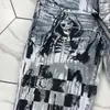 HM607 Męskie Black Cargo Spodnie Designer dżinsy chude naklejki lekkie mycie motocyklowe przebudzenie Joggers True Religions Casual Elastic