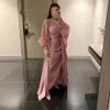 Qnpqyx Yeni Mussilim Kadınlar Üç Parçalı Set Püskül Elmas Elbiseler Kadınlar İçin Ramazan Kaftan Gece Elbisesi Dubai Müslüman Lüks Abaya