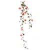 Dekorativa blommor Rose Vine Artificial Simulation Winding Wreath Layout Home Garden Wedding Arches Dining Table Flower Wall Decoration