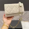 Сумки на плечах роскоши дизайнеры качество высокого C Fashion Women Facai Cacke Chain Sadcags Sudbags Crossbody Кошельки сумки сумочка сцепление женское кошелек с логотипом 5A