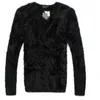 Heren truien mannen trui herfst winter zachte warme pullover v nek elastiek gebreide harige top jonge kleding my7 230209