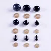 Dolls Bodies Parts 100pcs 10mm Eyeball Accessories Black Plastic Plush Safety Eyes Amigurumi For Toys 6mm 8mm 12mm DIY