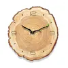 Wandklokken Horloge Murale12 inch houten vintage klok stille niet -tikkende batterijkantoor huisdecor woonkamer slaapkamer