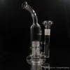 Skull Recycler Bohrinseln Glasbong Wasserpfeife Shisha Glas Dab Rigs Rauchglas Wasserpfeifen mit 18mm Gelenk