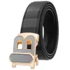 Men Belt Women Designer Belt Fashion Vintage PU Head Layer Leather Automatic Buckle Belts Straight Grain Width 3 5cm 12 Models 100292z