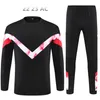 22 23 Designer Half Zipper Tracksuit Retro Tuta Maglia Trening Surowanie Camiseta Chandal Zestaw Mężczyźni i dzieci