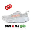 Hoka One Bondi 8 Buty swobodne buty męskie Triple Black White Free People Summer Song Antracyt Castlerock Goblin Blue Men Men Designer Treakers Treakers