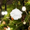 Украшение вечеринки Рождественское снежное мяч висит 3pcs цветочные пена декор деревье